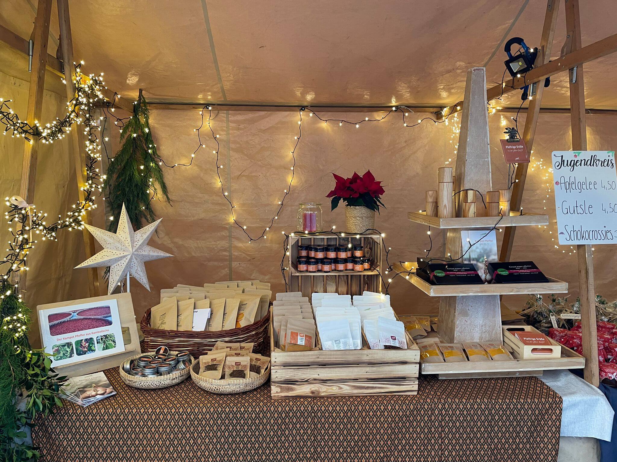 PeppCorn am Adventsbazar Uhlandshöhe 30.11.2024 – Feine Delikatessen entdecken