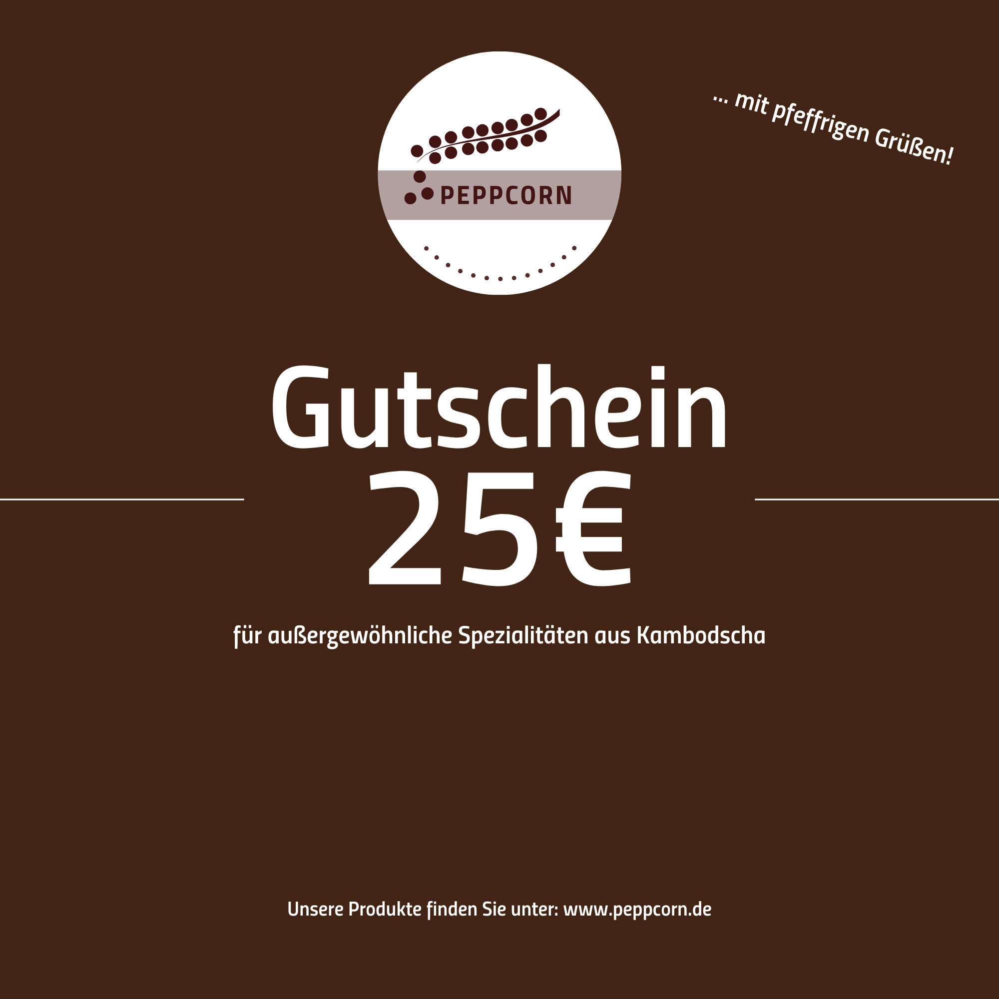 PeppCorn Email-Gutschein