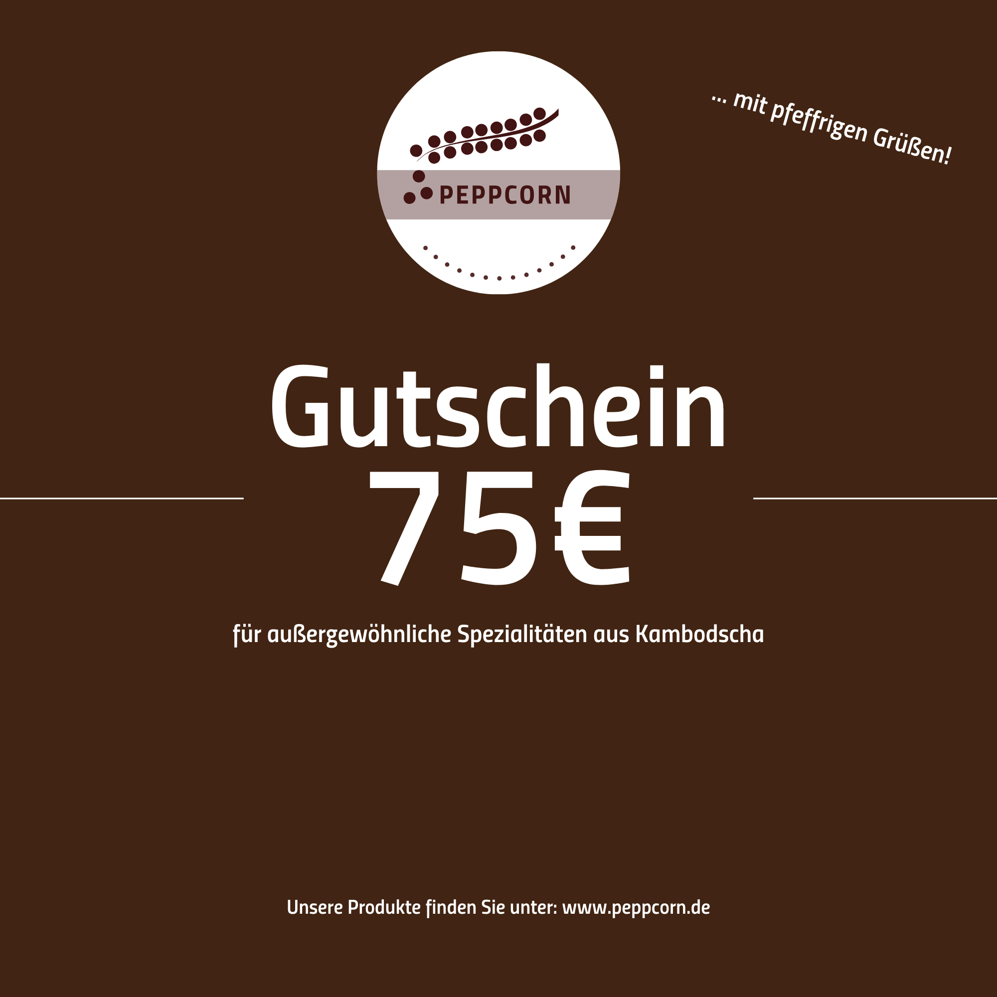 PeppCorn Email-Gutschein