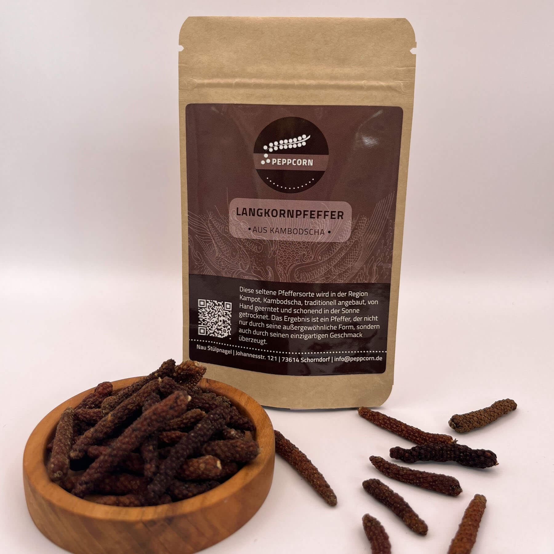 Langer Kampot Pfeffer rot