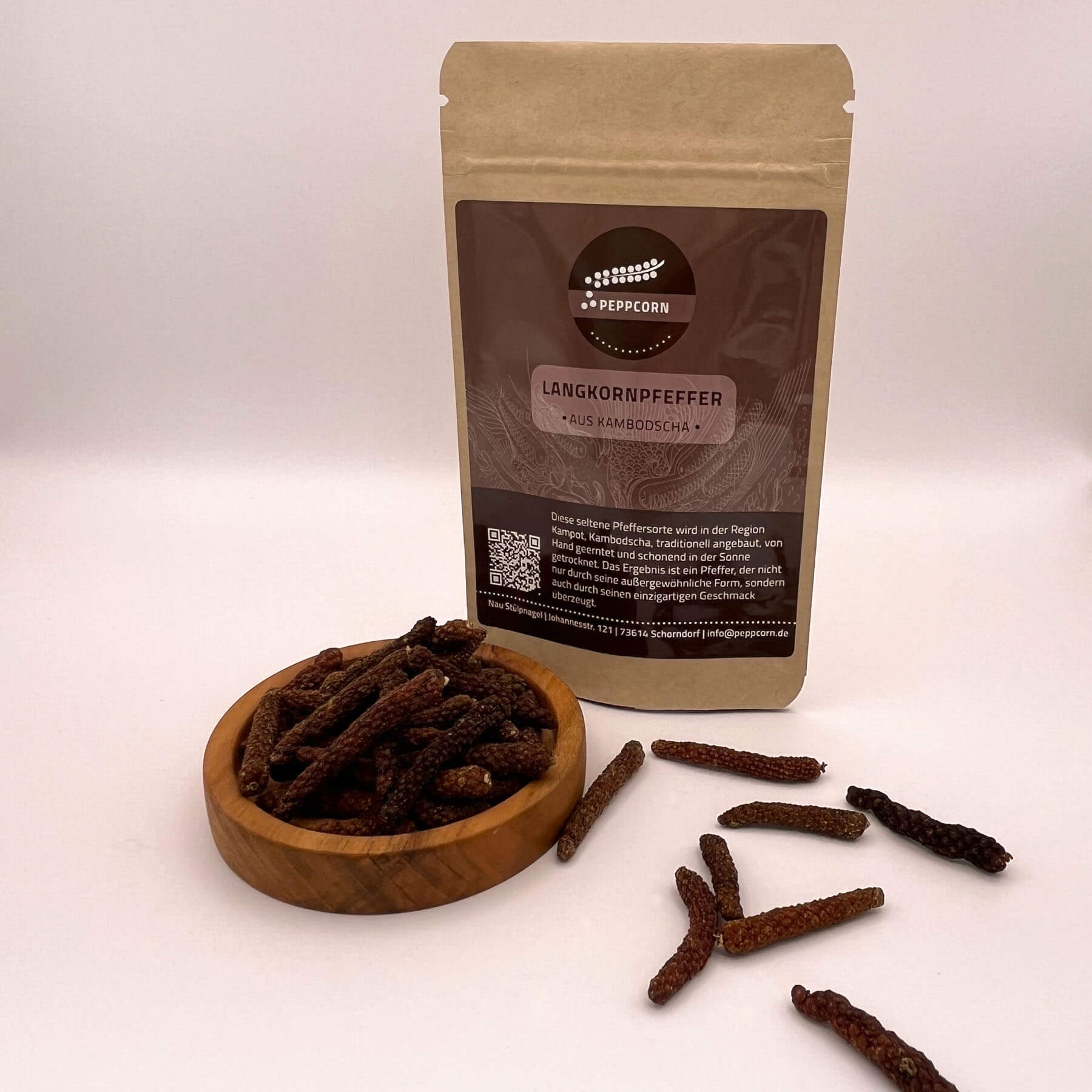 Langer Kampot Pfeffer rot