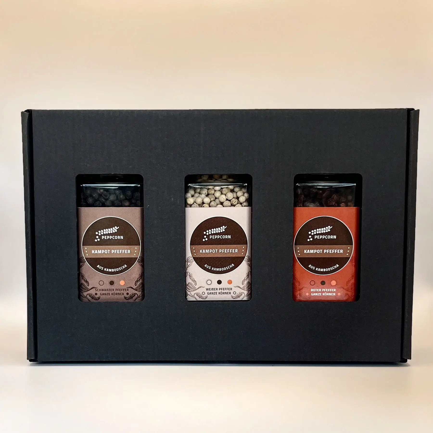 Kampot Pfeffer 3er-Set in edler Geschenkbox