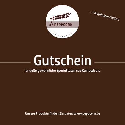 Gutschein für den Shop PeppCorn