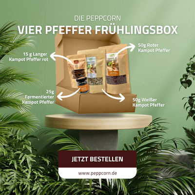 Vier Pfeffer Frühlingsbox