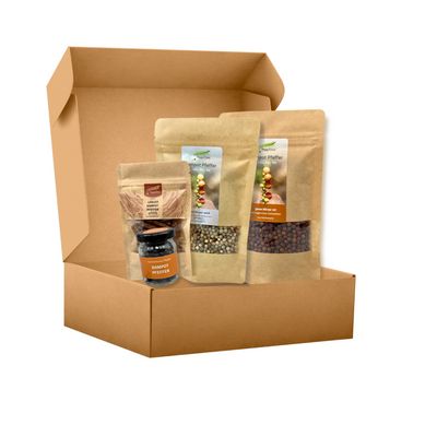 Vier Pfeffer Frühlingsbox