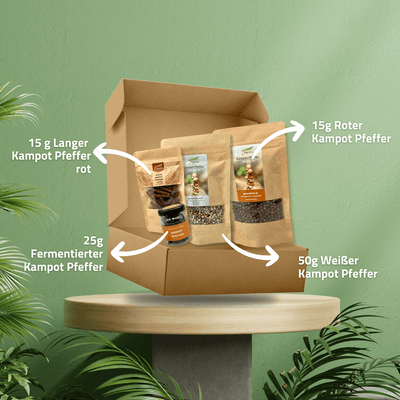 Vier Pfeffer Frühlingsbox