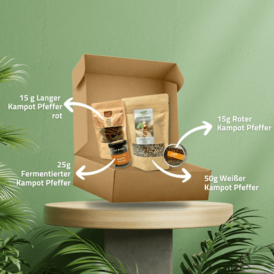 Vier Pfeffer Frühlingsbox