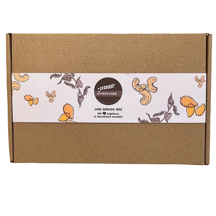 Grill-Gewürzbox Kampot Pfeffer – PeppCorn Geschenkset – Geschenkbox